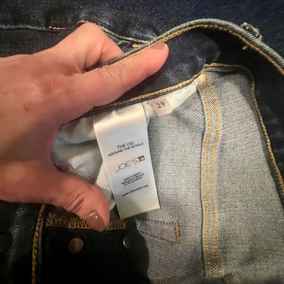 NWOT Joe’s  Jeans The OG Around the World Women's Midnight Blue Denim Sz 29 - Picture 4 of 4